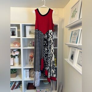 Custom patchwork dress